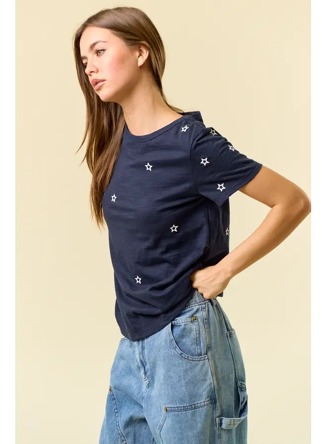 Superstar Embroidered Tee -