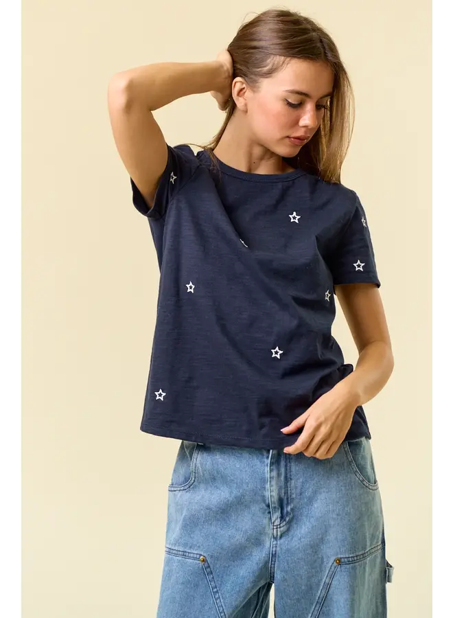Superstar Embroidered Tee -