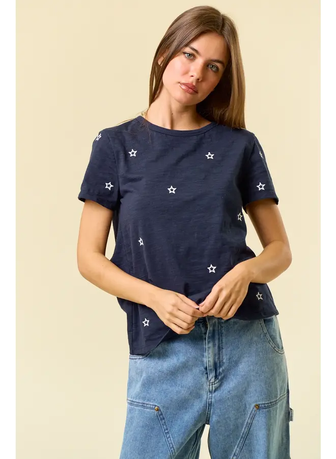 Superstar Embroidered Tee -
