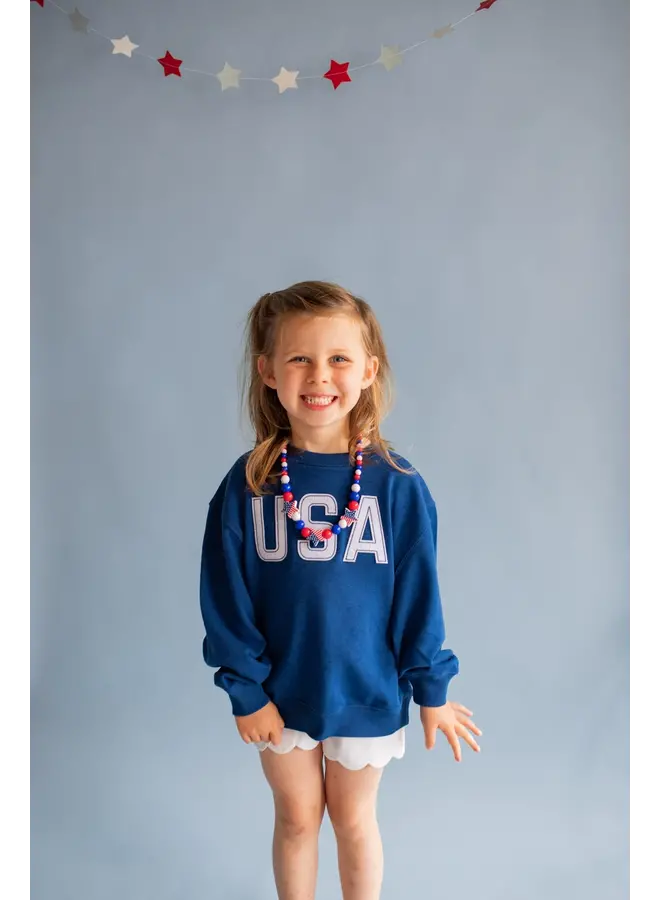 Kids USA Appliqué Sweatshirt -