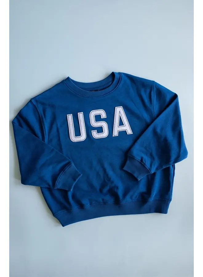 Kids USA Appliqué Sweatshirt -