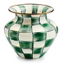 Emerald Check Large Vase