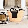 Hand & Shoulder Straw Tote Bag -