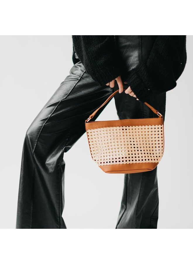 Bryce Woven Bucket Bag -