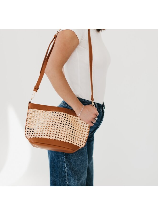 Bryce Woven Bucket Bag -