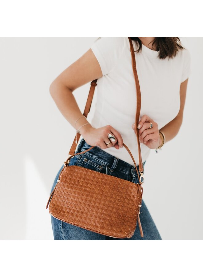 Harper Hobo Woven Shoulder Bag -