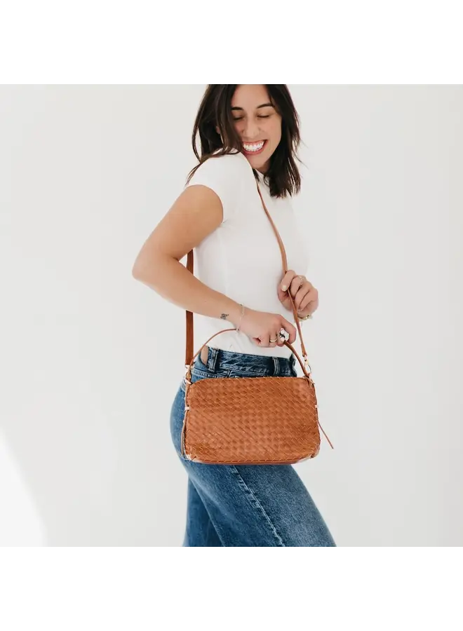 Harper Hobo Woven Shoulder Bag -