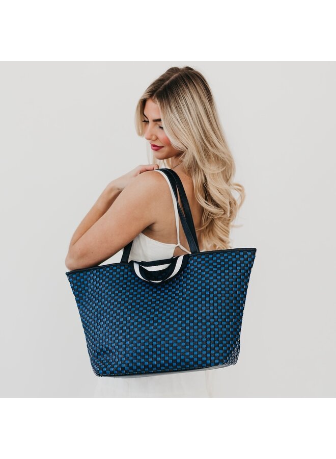 Woven Tiffany Organizer Tote Bag -