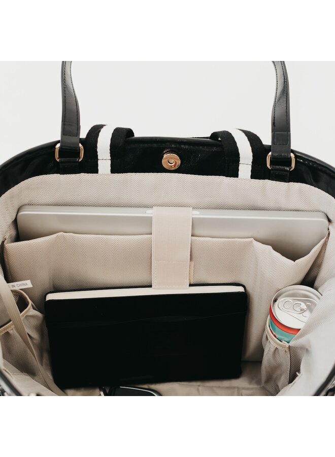 Woven Tiffany Organizer Tote Bag -