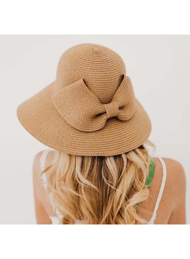 Berlin Bow Straw Sun Hat