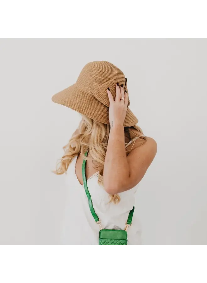 Berlin Bow Straw Sun Hat