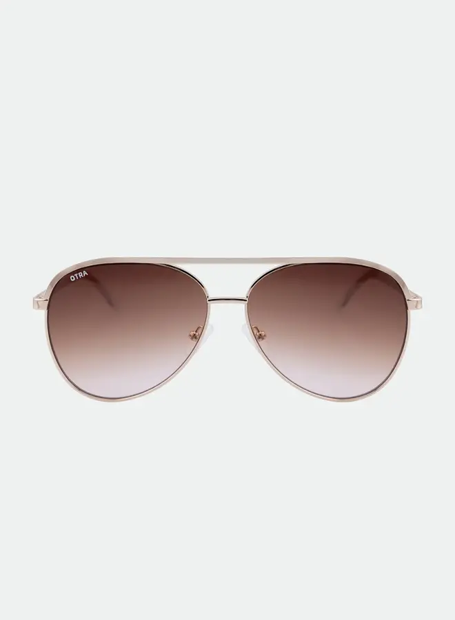 Charlie Sunglasses - Gold/Brown to Pink Fade