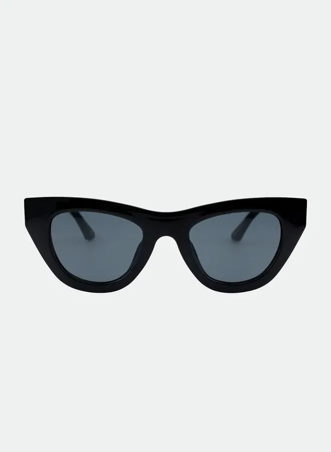 Kinni Sunglasses - Black/Smoke