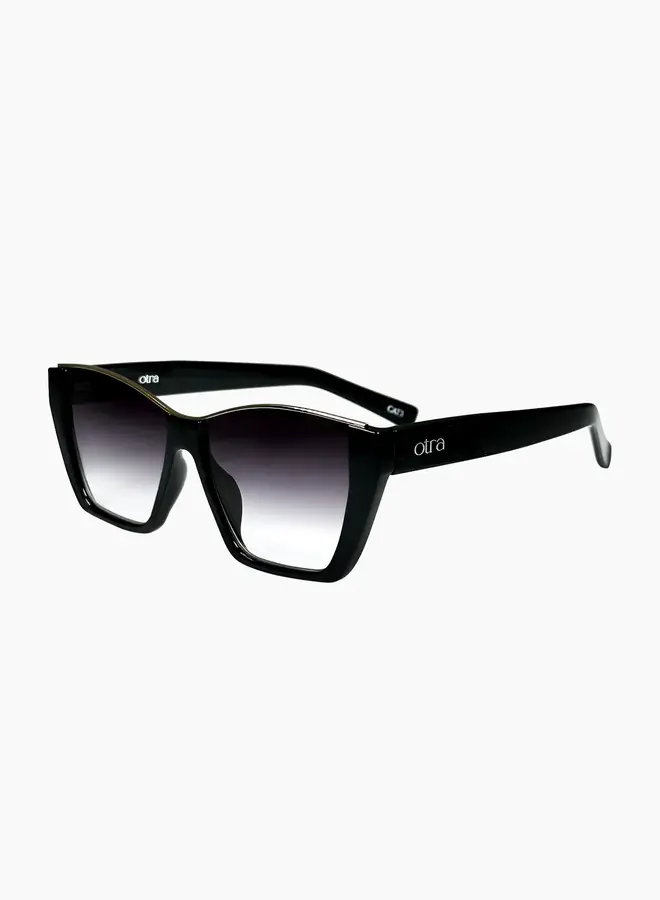 Belle Sunglasses - Black/Smoke Fade