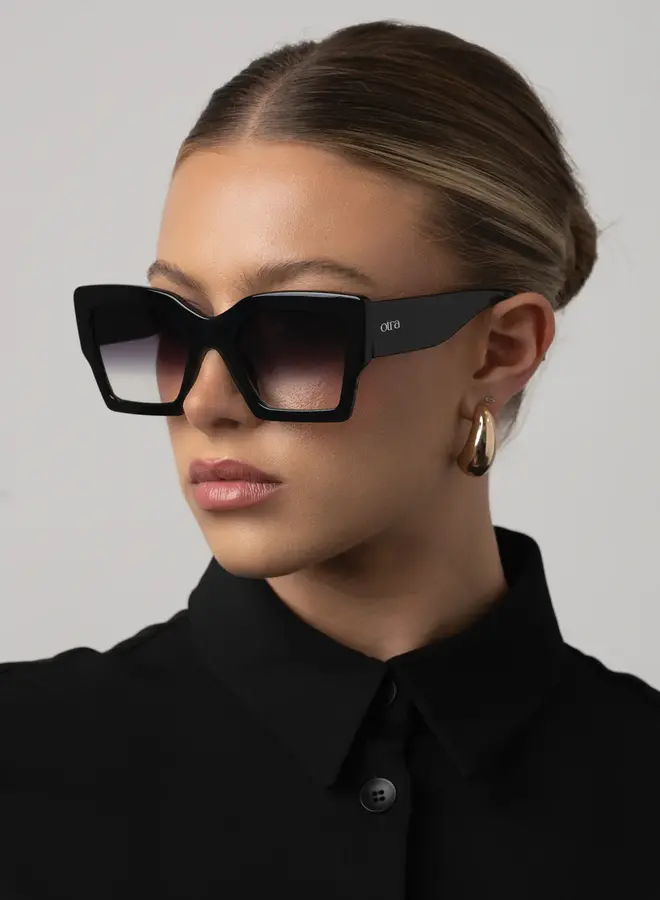 Pipa Sunglasses - Black/Smoke Fade