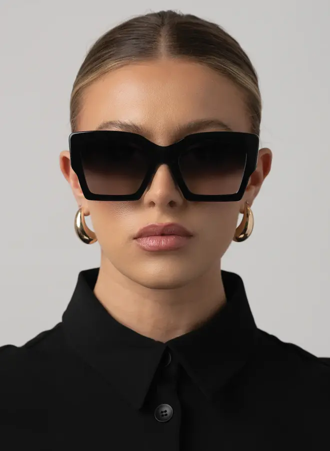 Pipa Sunglasses - Black/Smoke Fade