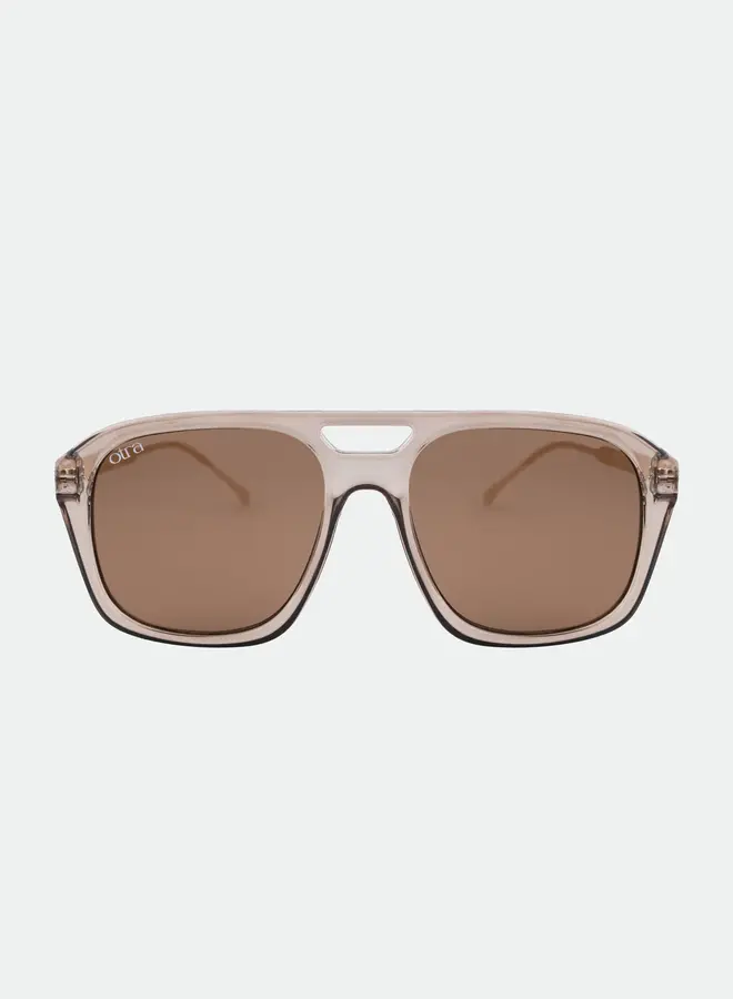 Reina Sunglasses - Trans Olive/Brown