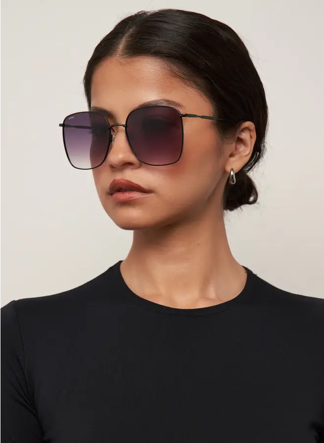 Florence Sunglasses - Black/Smoke Fade