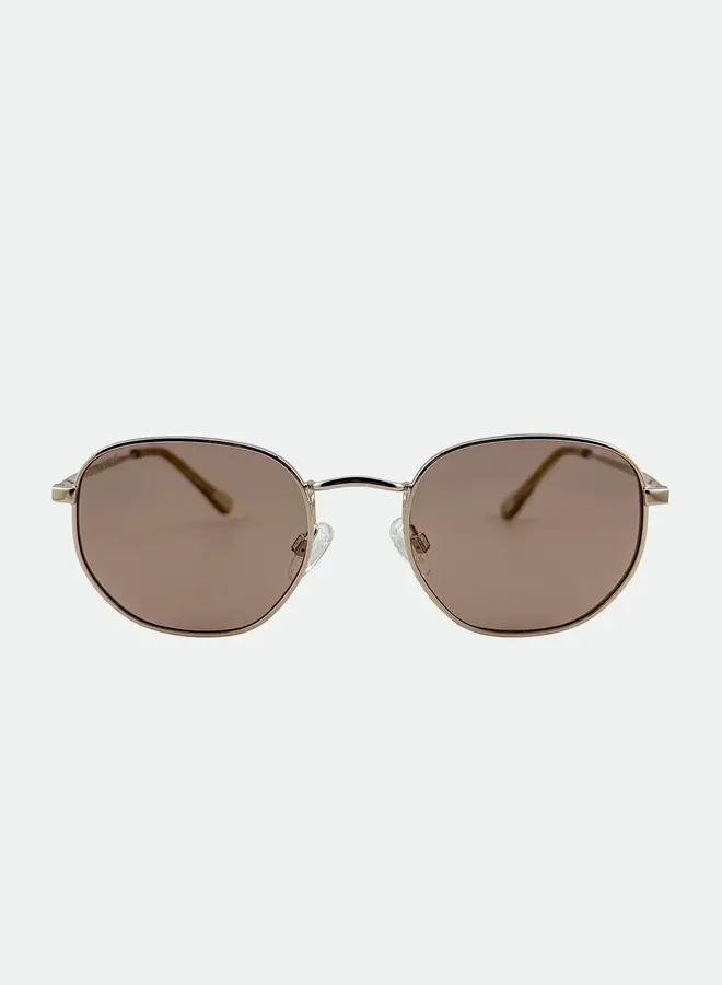Bowie Sunglasses - Gold/Brown