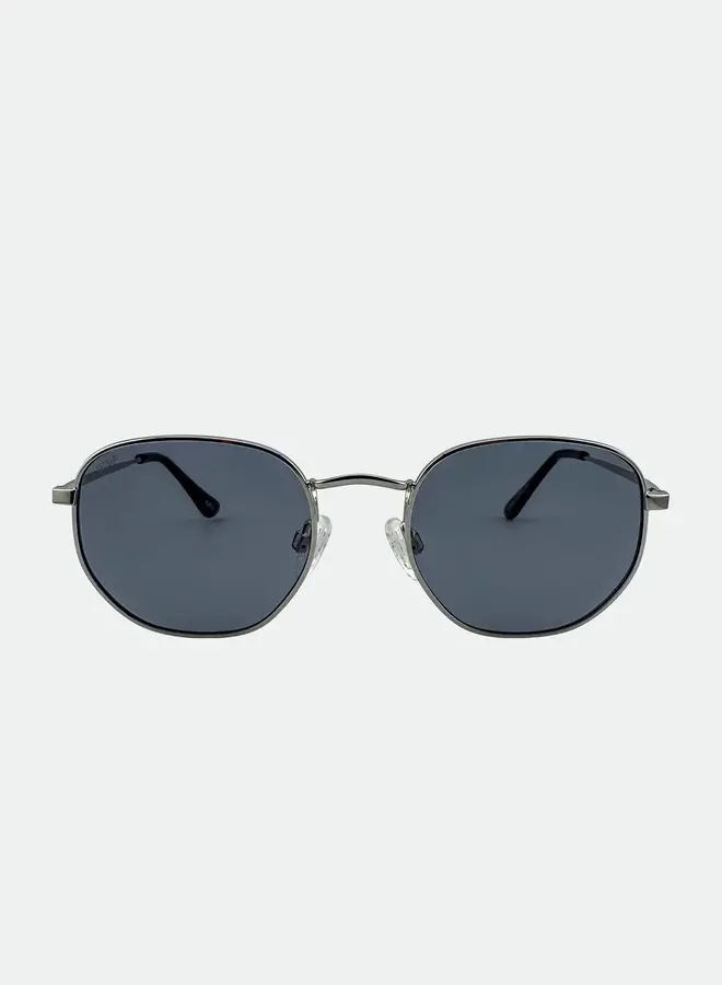Bowie Sunglasses - Silver/Smoke