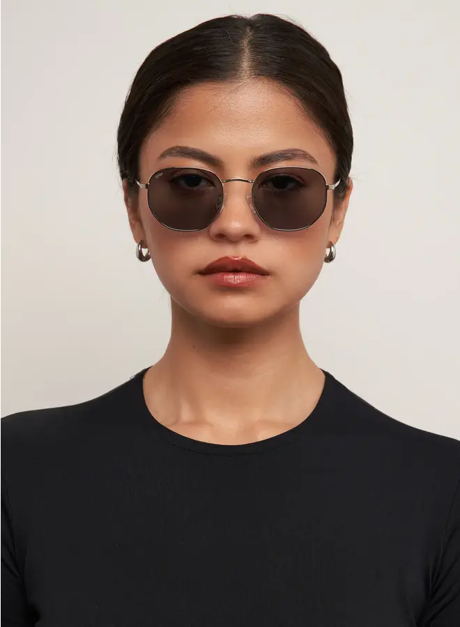 Bowie Sunglasses - Silver/Smoke