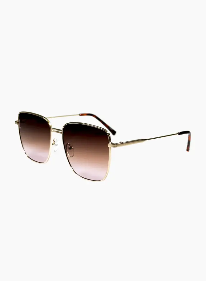 Rita Sunglasses - Gold/Brown to Pink Fade