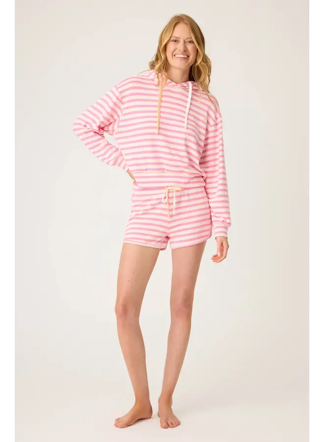 Tini Time Stripe Hoodie - Sorbet -