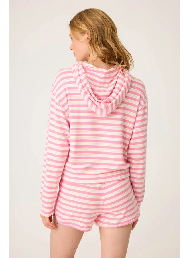 Tini Time Stripe Hoodie - Sorbet -