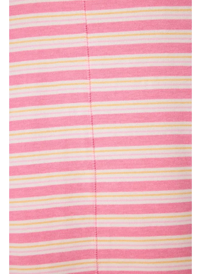 Tini Time Stripe Banded Pant - Sorbet -