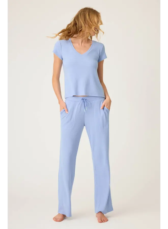 Vacay Vibes Relaxed Fit Waffle Pants -