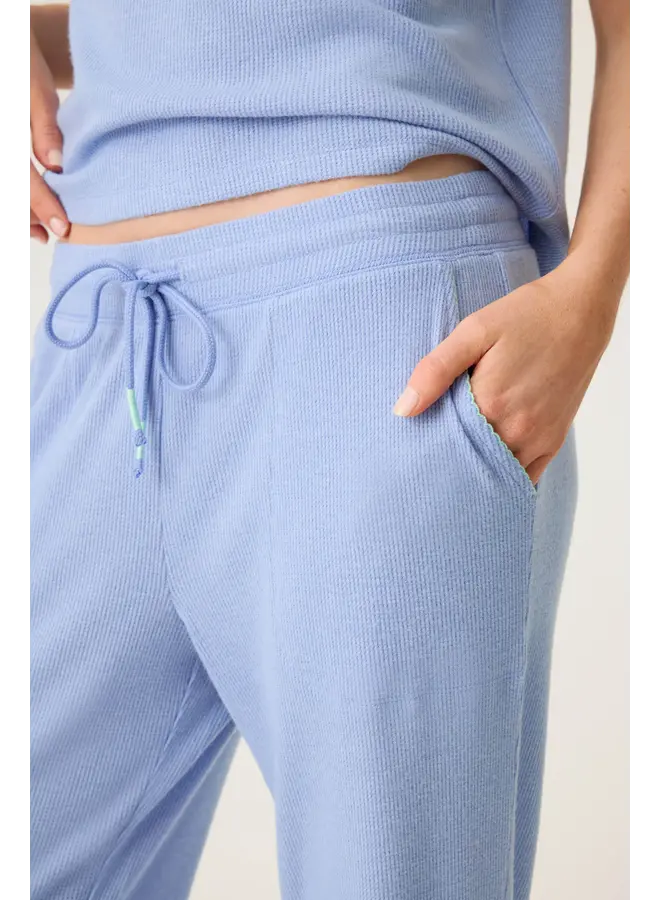 Vacay Vibes Relaxed Fit Waffle Pants -