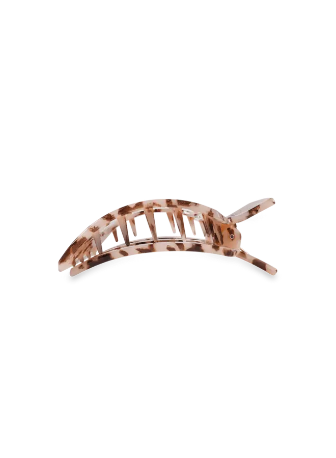 Blonde Tortoise Medium Flat Square Clip