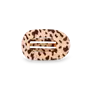 Blonde Tortoise Small Flat Round Hair Clip