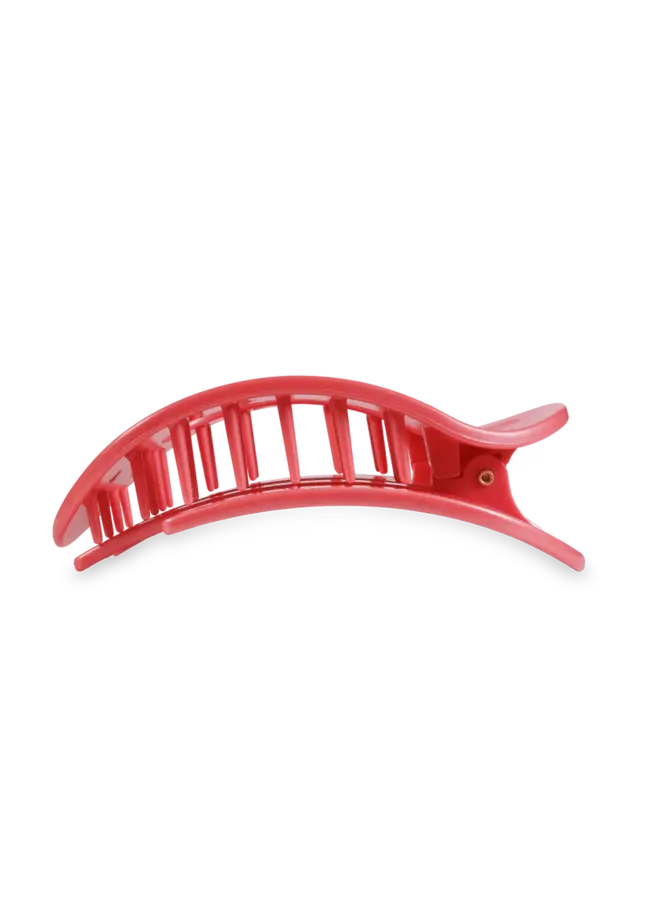 Large Flat Round Clip - Calming Coral