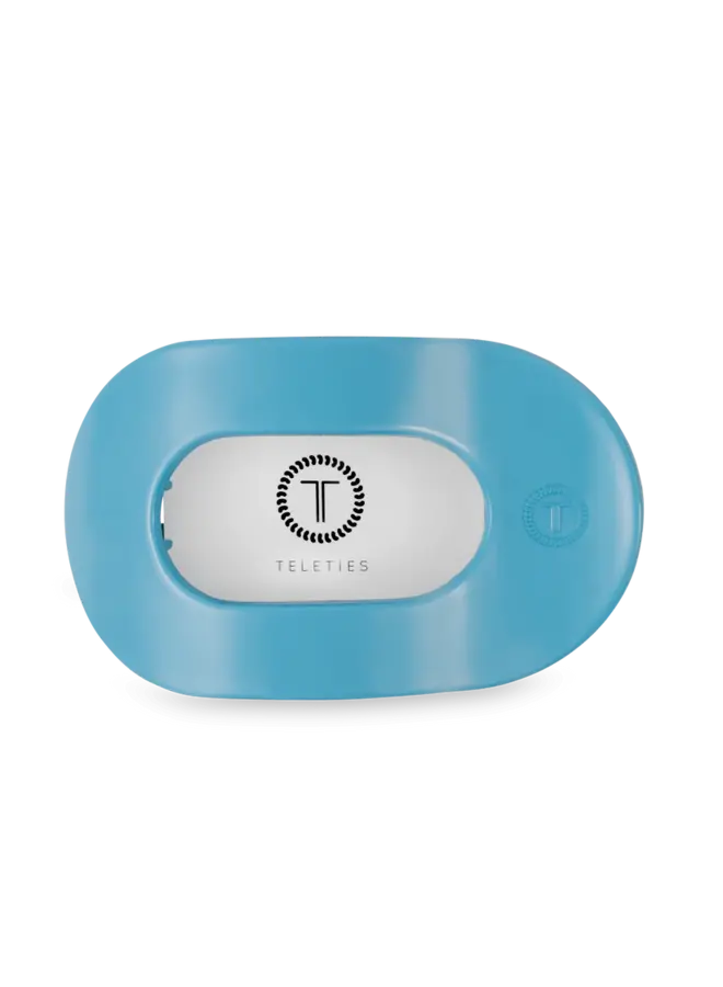 Large Flat Round Clip - Summer Sky