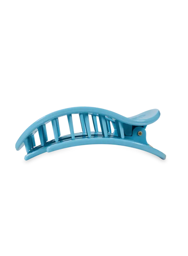 Large Flat Round Clip - Summer Sky