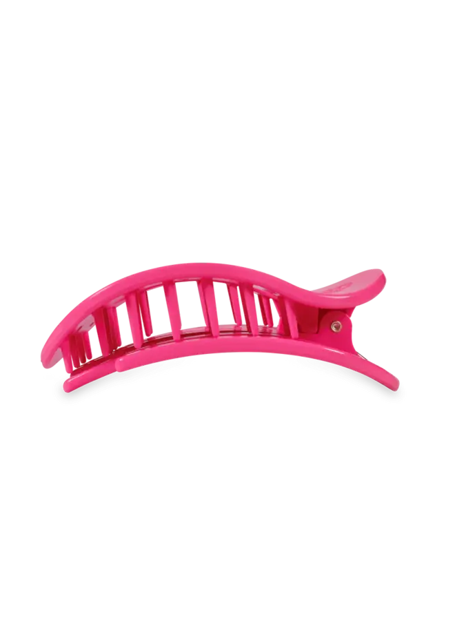 Large Flat Round Clip - Tropical Punch