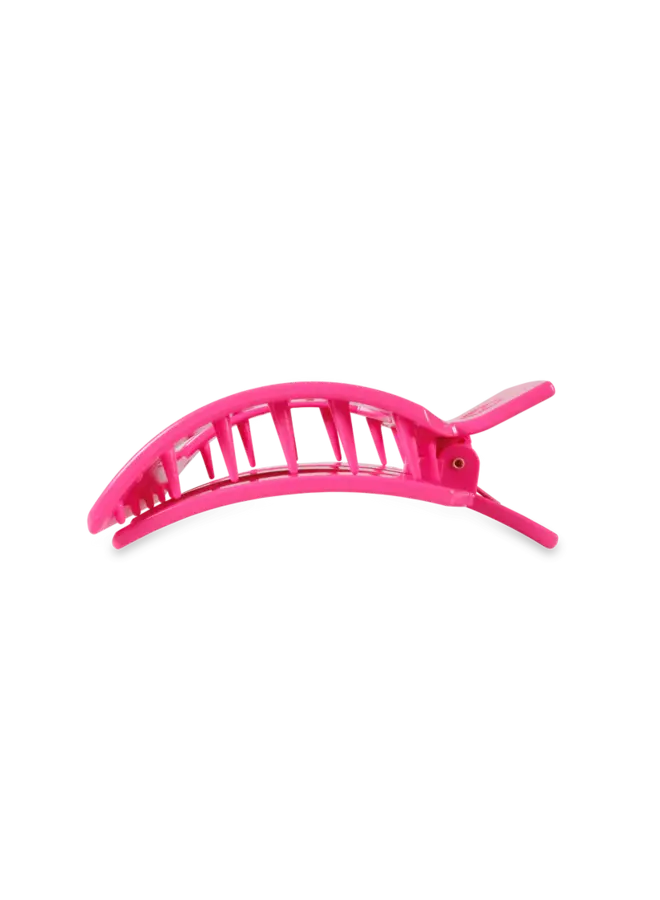 Flat Square Hair Clip - Large - Tropical Punch