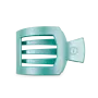 Flat Square Hair Clip - Large - Totally Turquoise
