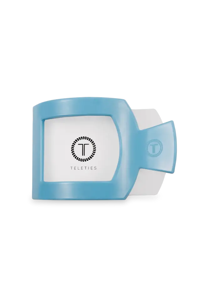 Flat Square Hair Clip - Large - Summer Sky