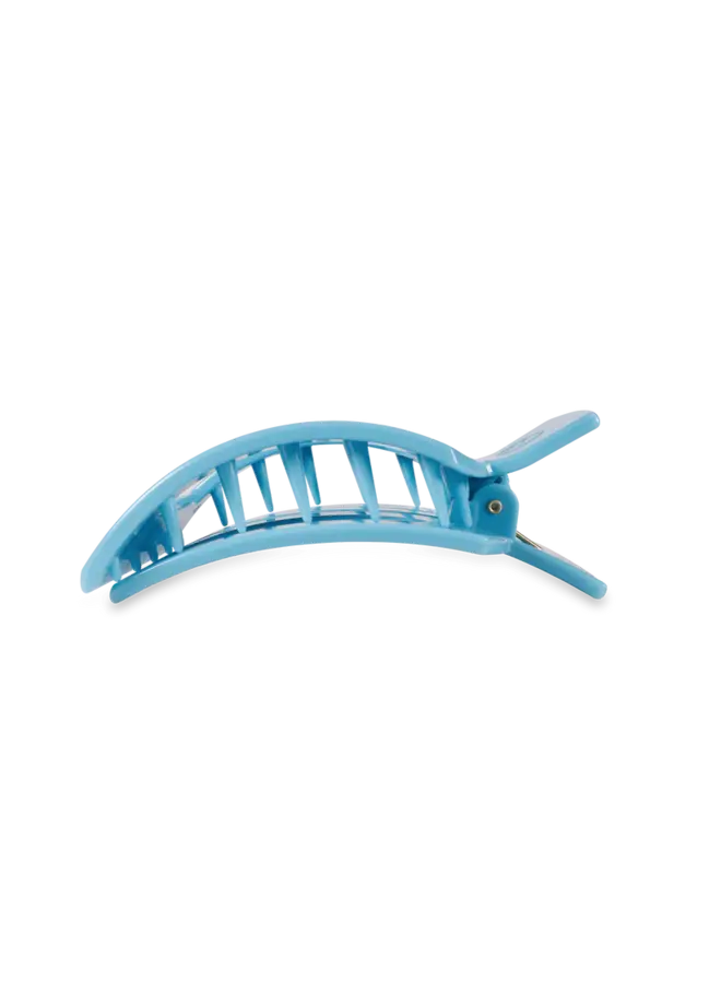 Flat Square Hair Clip - Large - Summer Sky