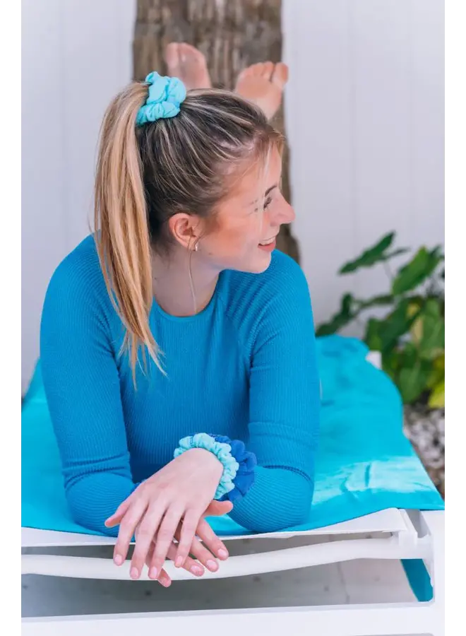 Terry Cloth Hair Scrunchies - Large -