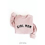 Girl Mom Graphic Sweatshirt - Rose
