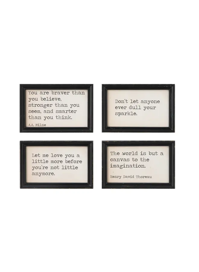 Wise Words Art - 9"x6" -