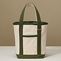 Embroidered Canvas Mini Tote -