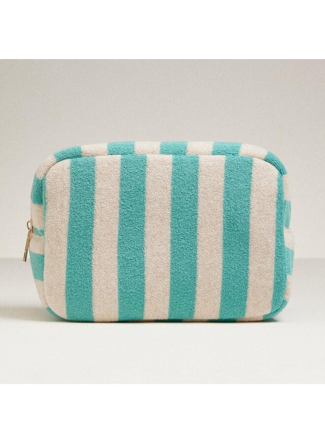 Striped Beach Pouch -