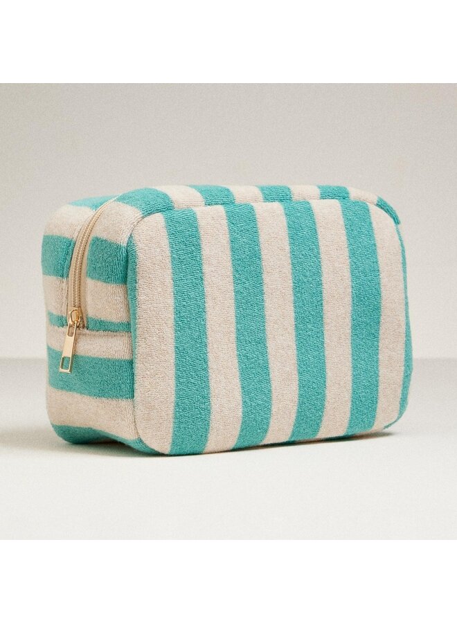 Striped Beach Pouch -