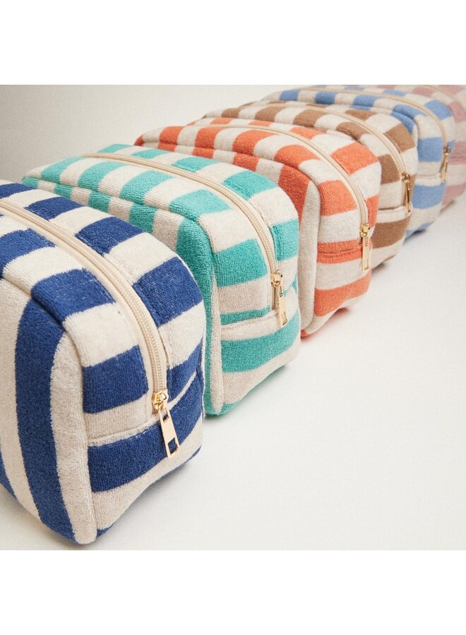 Striped Beach Pouch -