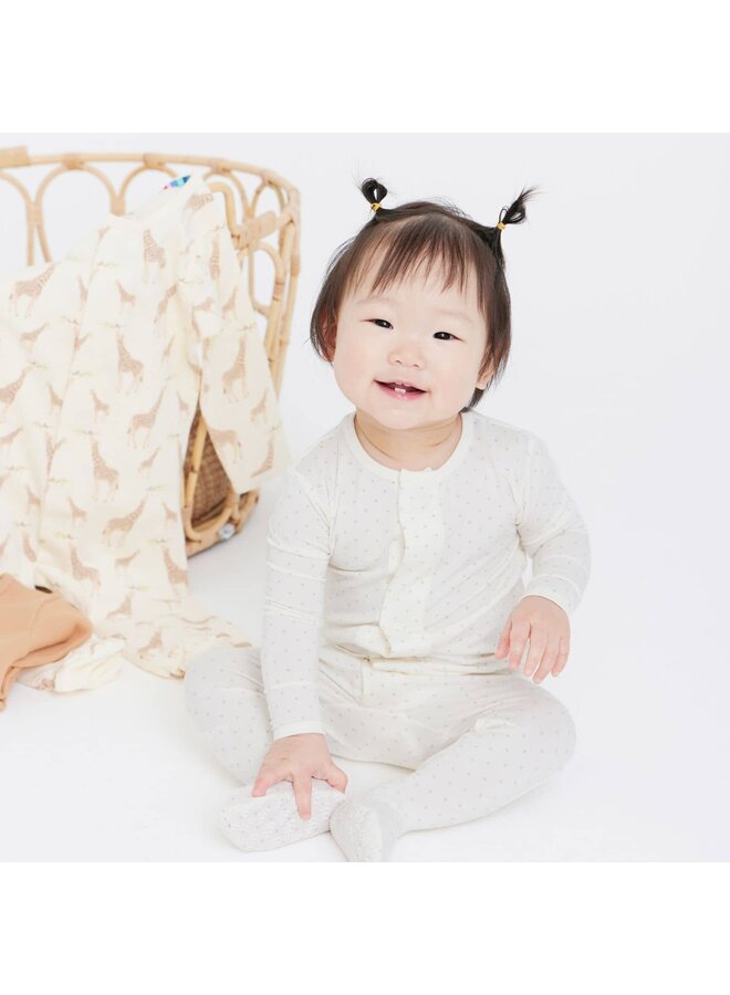 Pin Dot Cream Magnetic Footie