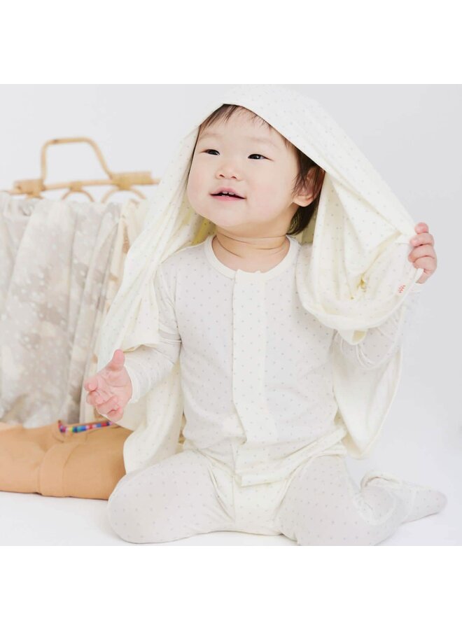 Pin Dot Cream Magnetic Footie